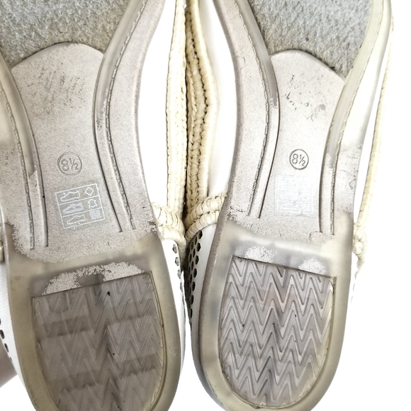 Eileen Fisher Etch Mirrored Perforated Jute Flat - Picture 6 of 8